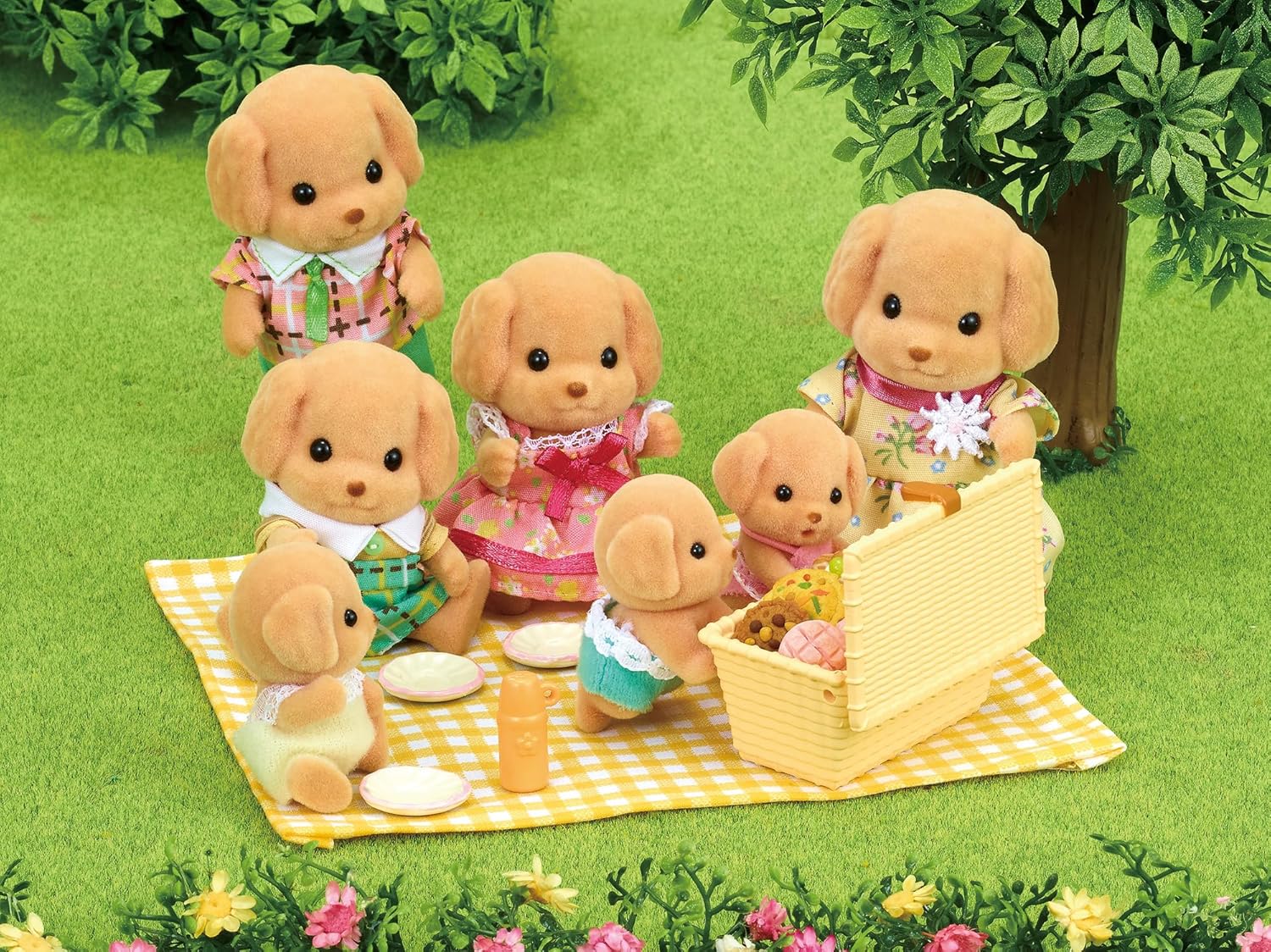 Sylvanian families familia de Poodle