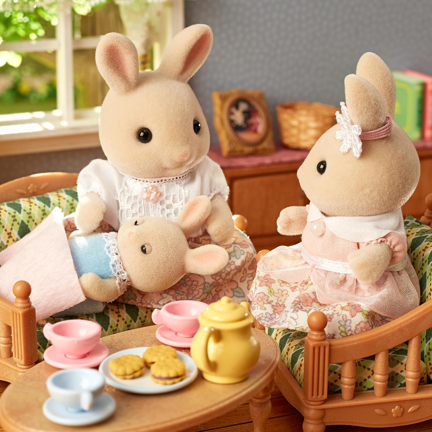 Sylvanian families familia de Conejos Miel